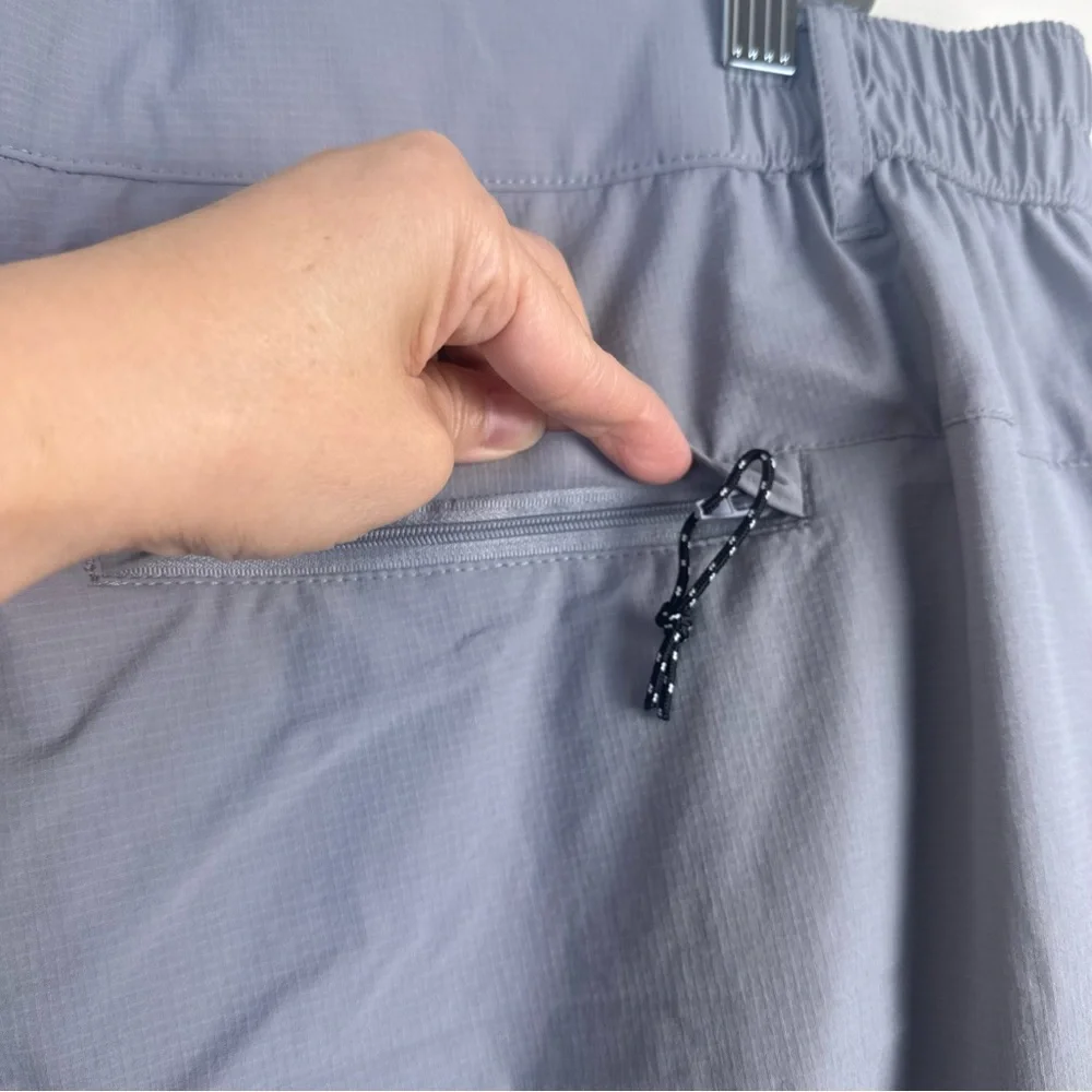 COOFAndy Mens Light Gray Cargo‎ Active Shorts sz XXL Stretch NEW Outdoor Casual